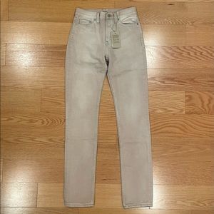 YEEZY Season 6 Denim In a Beige (Medium Blue) color